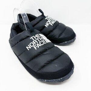 The North Face Black and White Goose Down Fill Puffer Loafers Women's Size 10